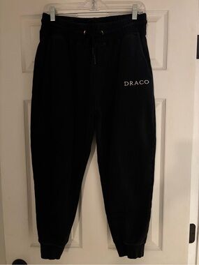 Draco Black Joggers Sweatpants Mens Large